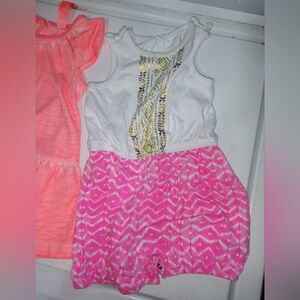 EUC Girls Cherokee Shorts Romper 18M